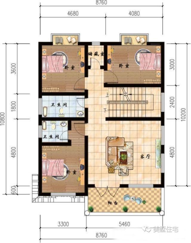 適合小宅基地的農(nóng)村房屋設(shè)計圖，小戶型建出大效果