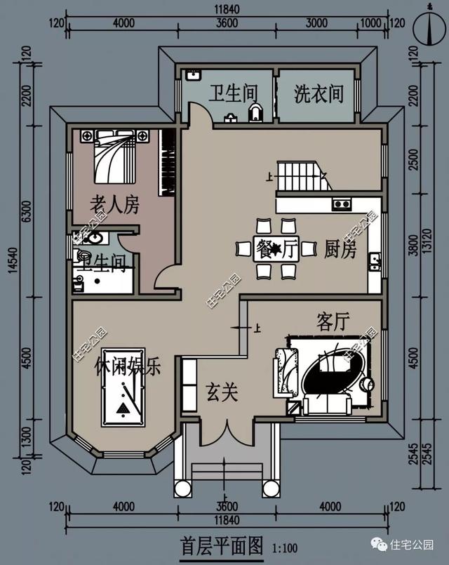 10套帶老人房的農(nóng)村別墅設(shè)計(jì)方案，老人住起來很方便