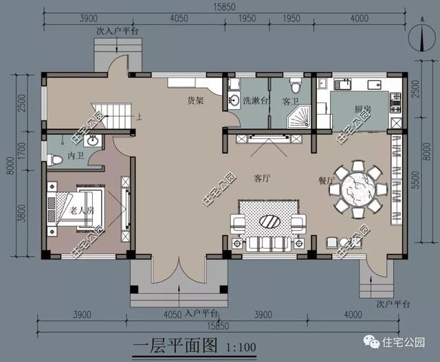 10套帶老人房的農(nóng)村別墅設(shè)計(jì)方案，老人住起來很方便
