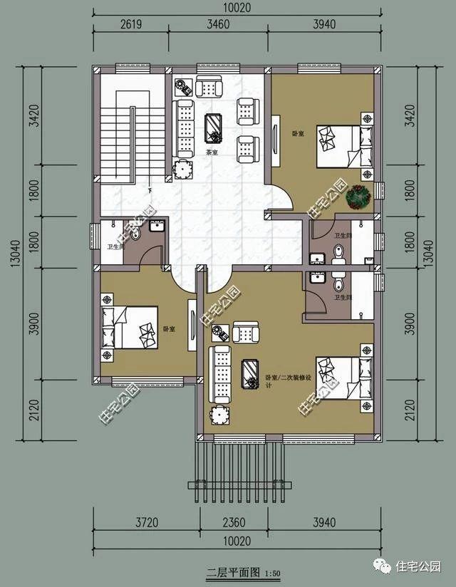 2024年全新設(shè)計的農(nóng)村別墅圖，建房的有福了