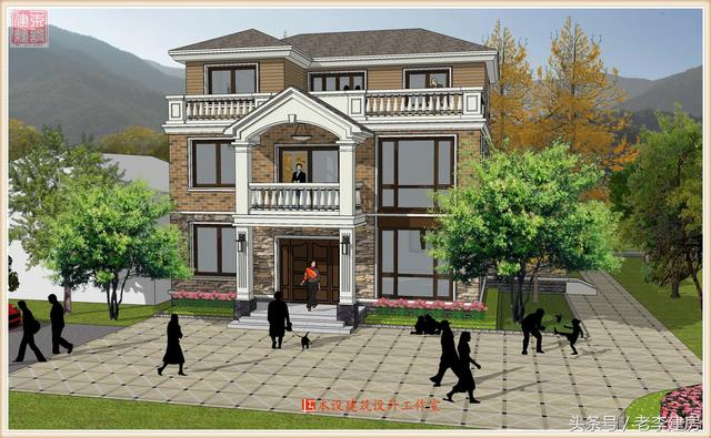 15x10三層房屋設(shè)計(jì)圖，外觀大氣，戶型實(shí)用