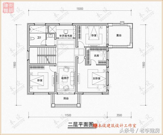 15x10三層房屋設(shè)計(jì)圖，外觀大氣，戶型實(shí)用