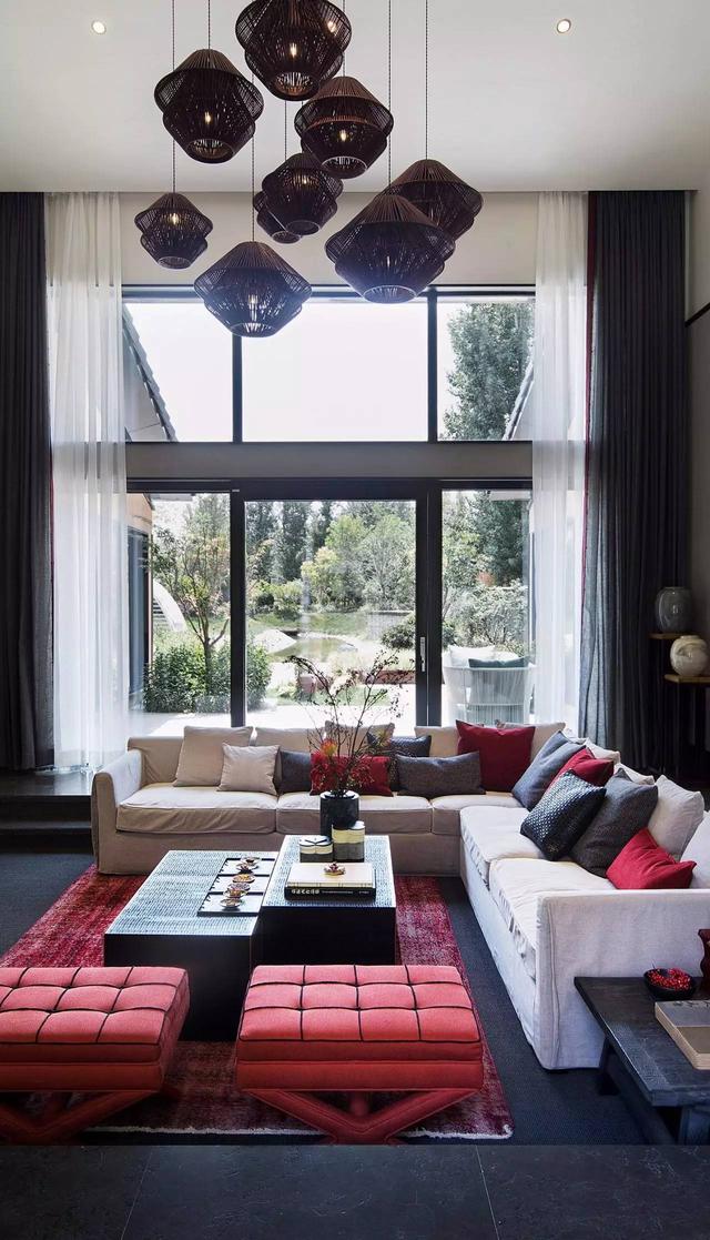 170㎡新中式風(fēng)格別墅裝修案例實景圖，看完小編想重新裝修了