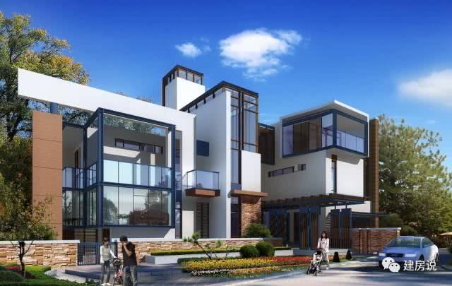 坡屋頂現(xiàn)代風(fēng)別墅圖片大全，漂亮極了