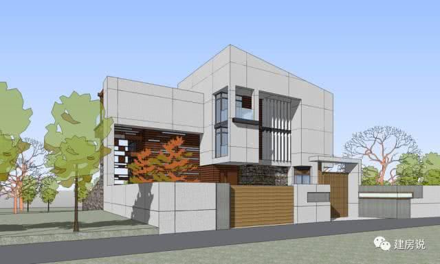 坡屋頂現(xiàn)代風(fēng)別墅圖片大全，漂亮極了