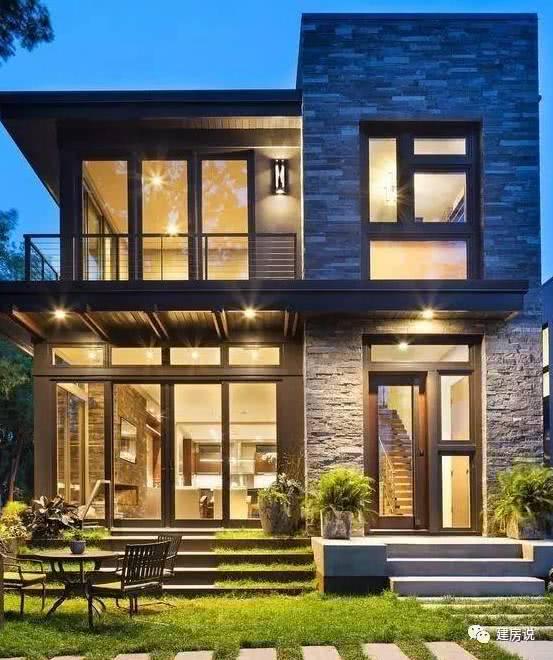 坡屋頂現(xiàn)代風(fēng)別墅圖片大全，漂亮極了