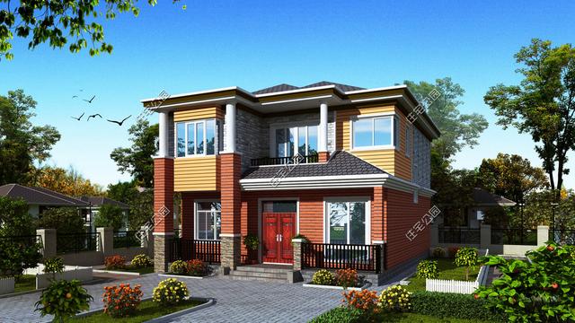 幾套25萬造價的2層自建房戶型圖，不用攢錢也能建