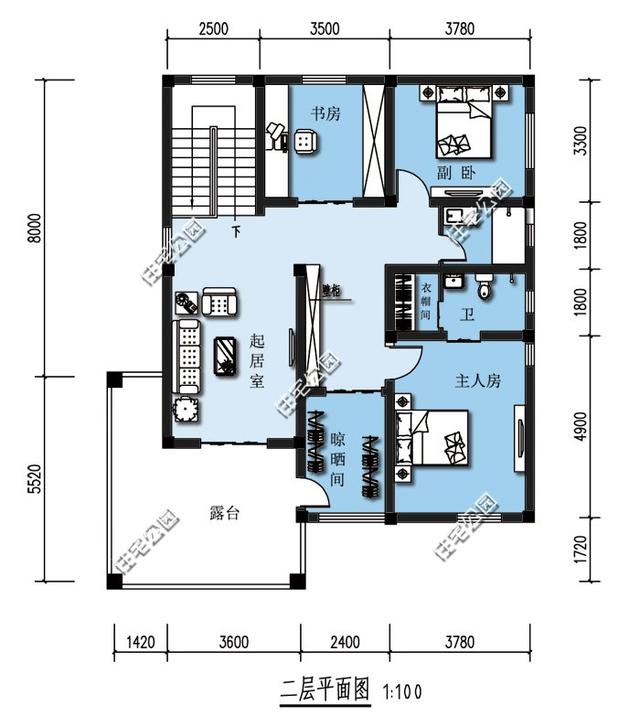 幾套25萬造價的2層自建房戶型圖，不用攢錢也能建