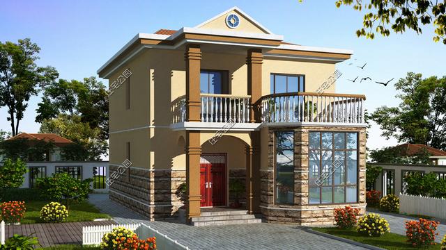 幾套25萬造價的2層自建房戶型圖，不用攢錢也能建