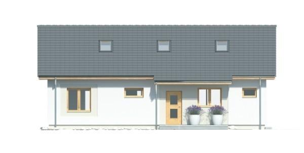 一層坡屋頂平房住宅設(shè)計(jì)效果圖，簡(jiǎn)單、現(xiàn)代