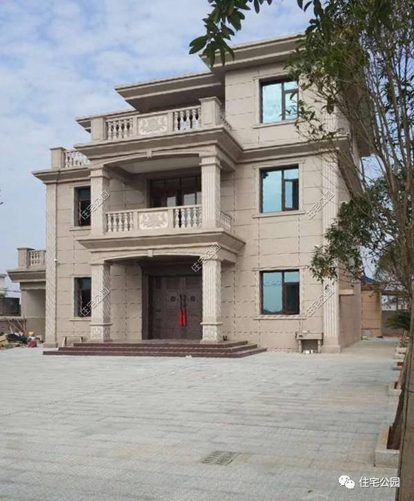 3套歐式三層農(nóng)村別墅外觀圖實(shí)拍，1、2最美，3最實(shí)用