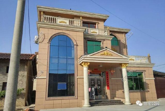 3套歐式三層農(nóng)村別墅外觀圖實(shí)拍，1、2最美，3最實(shí)用