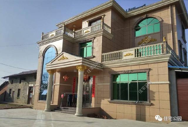 3套歐式三層農(nóng)村別墅外觀圖實(shí)拍，1、2最美，3最實(shí)用