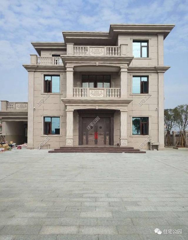 3套歐式三層農(nóng)村別墅外觀圖實(shí)拍，1、2最美，3最實(shí)用