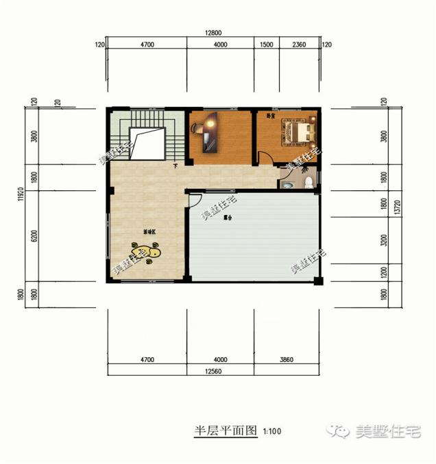 精選的三款農村四層別墅戶型圖，攢夠錢肯定建一棟