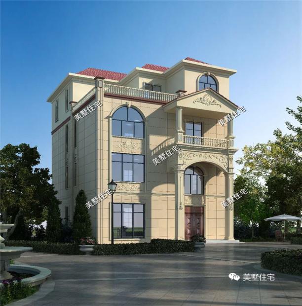 精選的三款農村四層別墅戶型圖，攢夠錢肯定建一棟