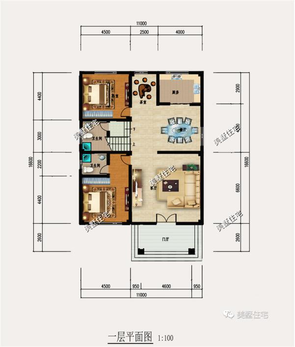 精選的三款農村四層別墅戶型圖，攢夠錢肯定建一棟