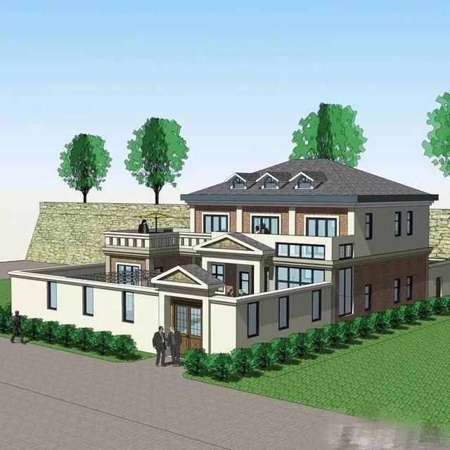 15*15米帶院子中式二樓別墅設(shè)計(jì)圖，品質(zhì)生活就靠它了