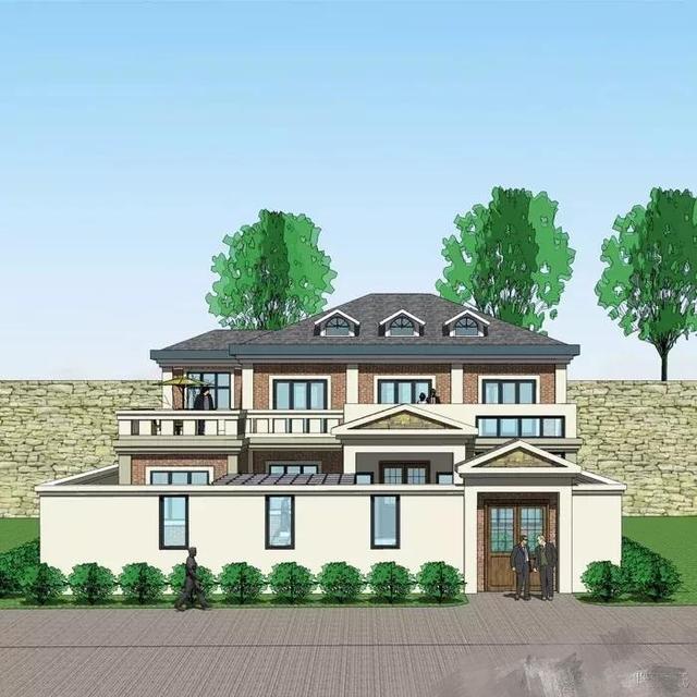 15*15米帶院子中式二樓別墅設(shè)計(jì)圖，品質(zhì)生活就靠它了