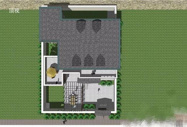 15*15米帶院子中式二樓別墅設(shè)計(jì)圖，品質(zhì)生活就靠它了