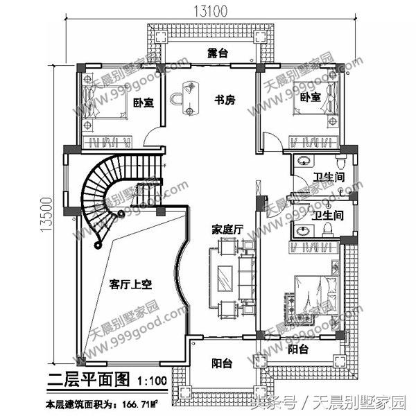40萬帶大露臺的三層別墅設(shè)計(jì)圖，漂亮、高端
