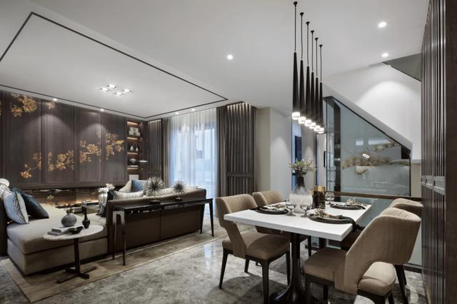 280㎡新中式古典風格別墅裝修圖，低調(diào)奢華有內(nèi)涵