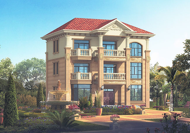 新農(nóng)村三層房屋住宅設(shè)計(jì)圖紙大全（含效果圖）