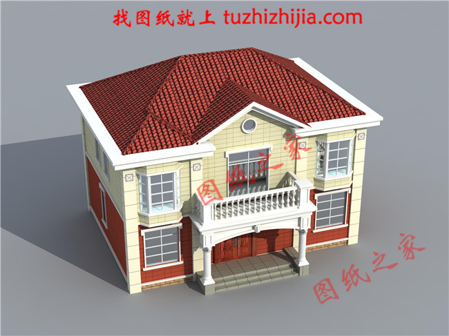 二層樓房設計圖，占地120平米左右，符合現(xiàn)代農(nóng)村的建房政策