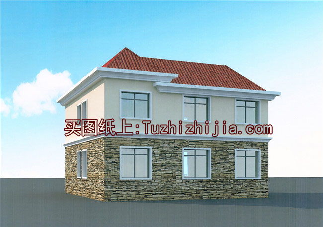 好看又簡單的二層小樓設(shè)計(jì)圖，農(nóng)村自建20萬元左右