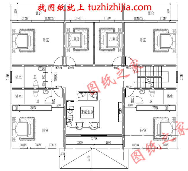 鄉(xiāng)下二層樓房設(shè)計圖，大窗戶打造的客廳，一起享受大面積采光的溫暖
