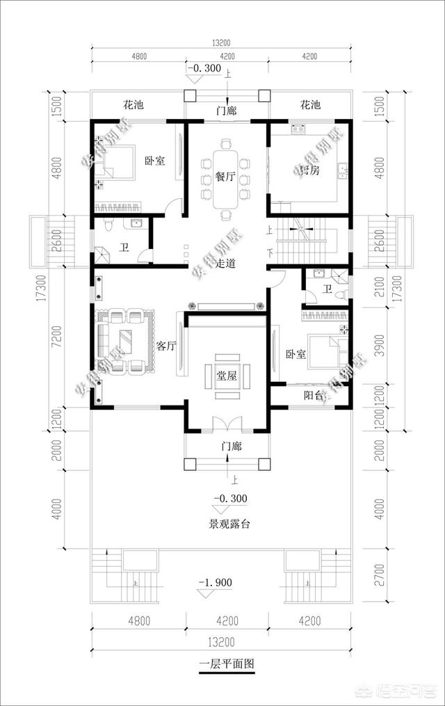 18米*20米，建3層帶地下室的別墅，有什么好的圖紙？