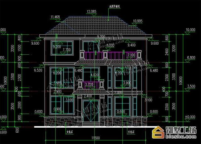 25萬自建農(nóng)村三層樓房圖，占地120平左右