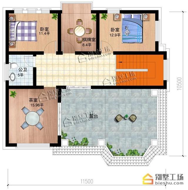 25萬自建農(nóng)村三層樓房圖，占地120平左右