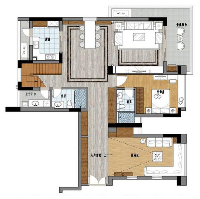 350平別墅別墅裝修案例推薦，低調(diào)、奢華現(xiàn)代簡約風(fēng)