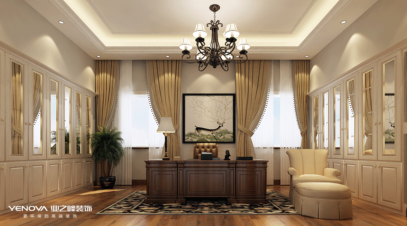 碧桂園別墅設計美式風格裝修效果圖，高端、大氣