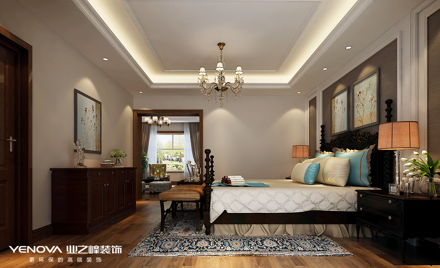 碧桂園別墅設計美式風格裝修效果圖，高端、大氣