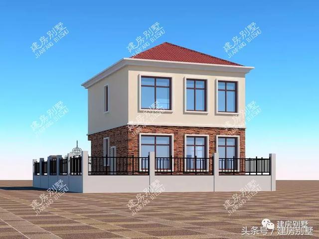 15萬就能建兩層房屋圖，不僅實用還很漂亮