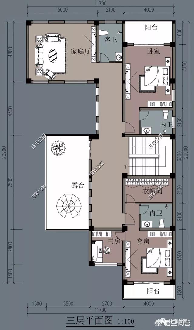 10X25米的帶庭院自建中式合院設(shè)計方案如何做？