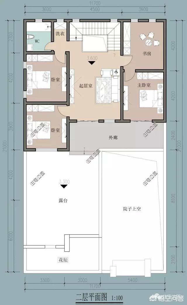 10X25米的帶庭院自建中式合院設(shè)計方案如何做？