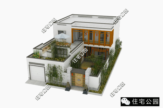 10X25米的帶庭院自建中式合院設(shè)計方案如何做？
