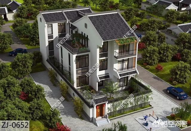 10X25米的帶庭院自建中式合院設(shè)計方案如何做？