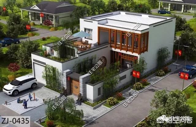 10X25米的帶庭院自建中式合院設(shè)計方案如何做？