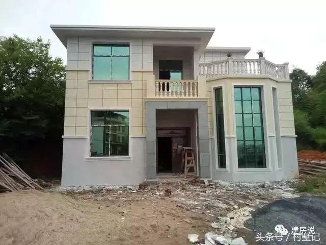 11*11米經(jīng)典兩層農(nóng)村小樓施工案例，附戶型方案設(shè)計圖