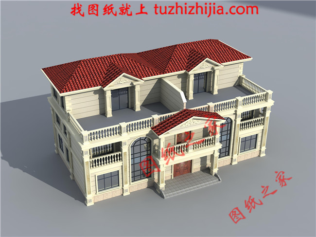 農(nóng)村建房兄弟雙拼三層，經(jīng)典的歐式風(fēng)格，大氣的外觀