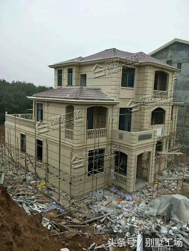 裝配式別墅建筑來了，附施工全程圖