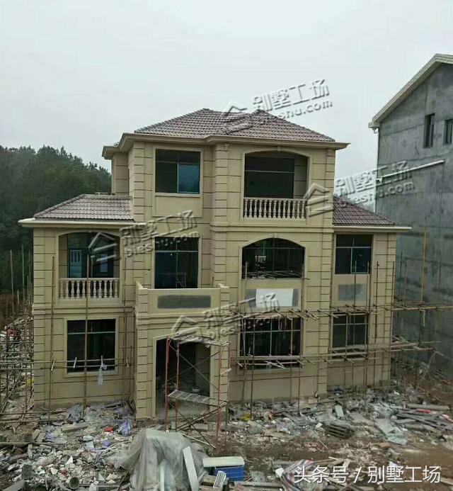 裝配式別墅建筑來了，附施工全程圖