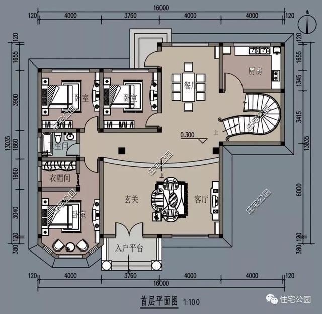 10套新中式房屋設計方案，帶戶型圖
