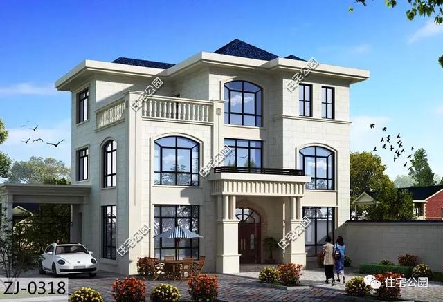 農(nóng)村14X14米樓房設(shè)計(jì)圖，3種方案供您選擇