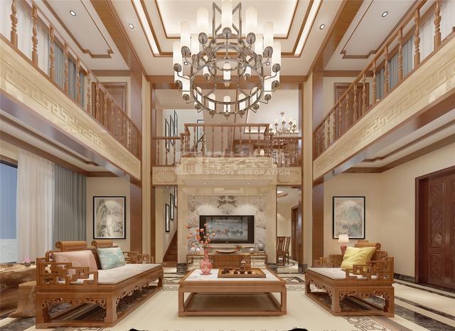 260平米中式別墅裝修效果圖，大氣