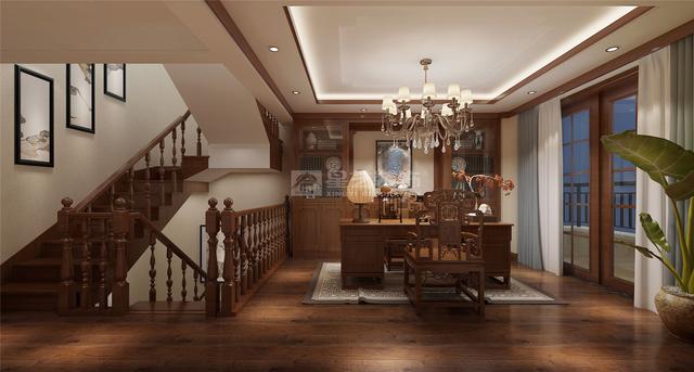 260平米中式別墅裝修效果圖，大氣